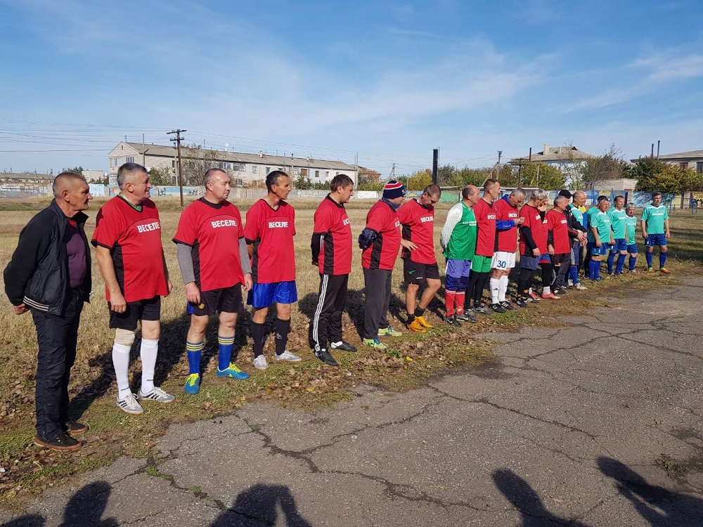 Товариський матч ветеранів у Нижньосірогозському районі.