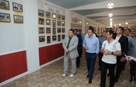 Президент ФФУ відвідав оновлений Музей футболу в Одесі