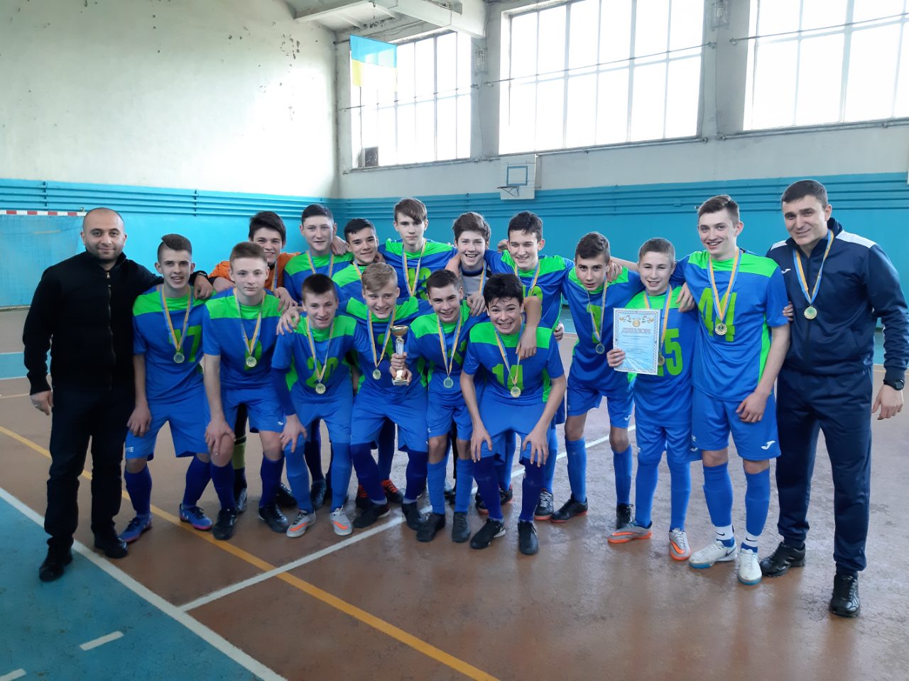 Результати фінального етапу Чемпіонату Херсонської області з футзалу серед команд юнаків U-16