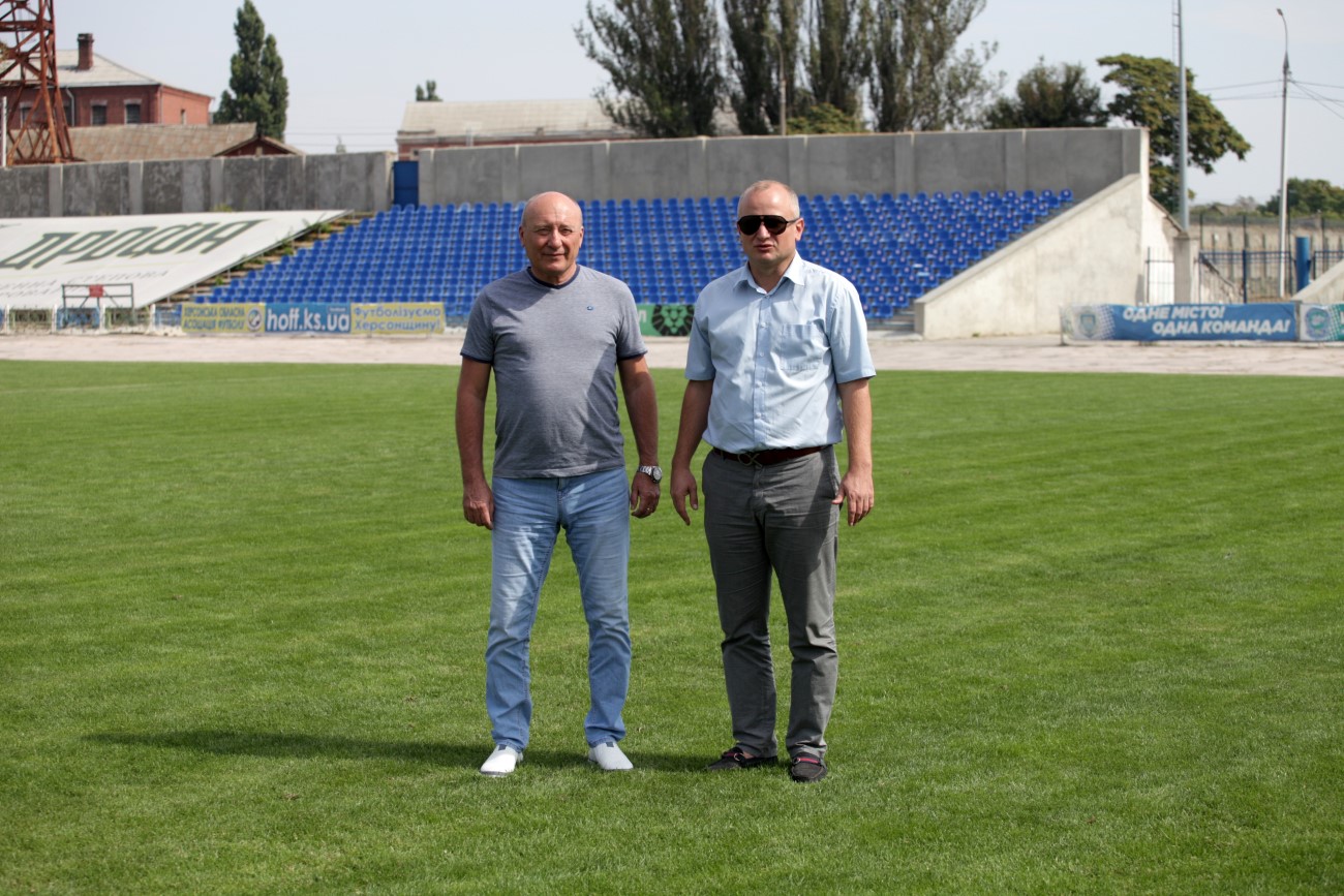 Геннадій Жданов відвідав стадіон «Кристал»